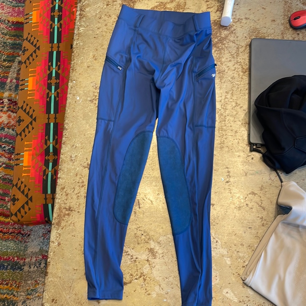 Blue riding pants